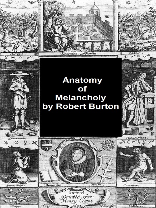 Cover of Anatomy of Melancholy